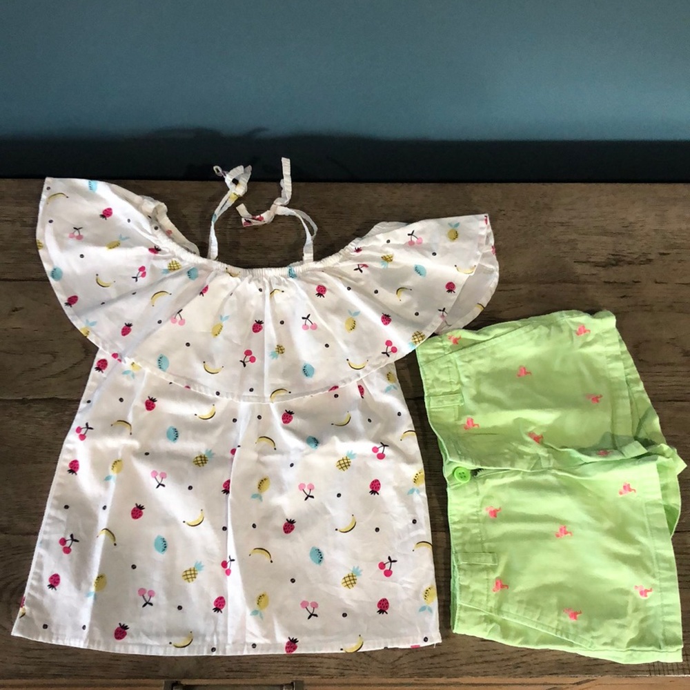Polo Summer Shorts with Top in Size 6.